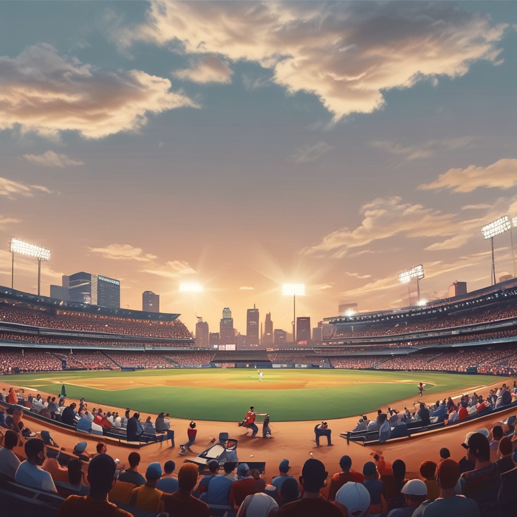 Main background for baseball event